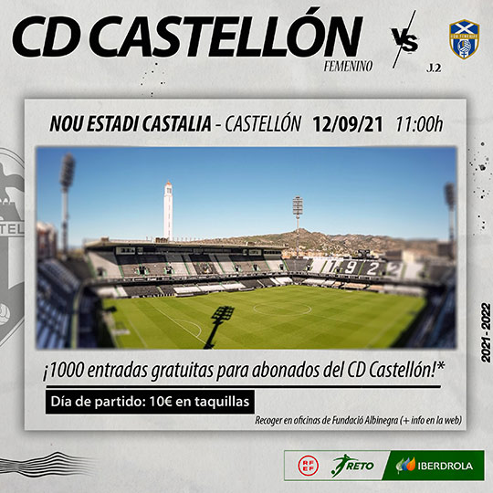  El CD Castellón Femenino debuta en el Estadio Castalia