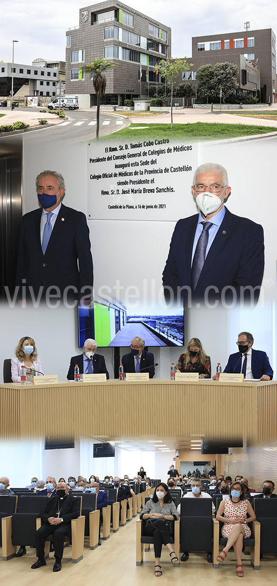 Inauguración sede del Colegio de Médicos de Castellón