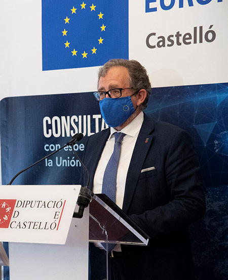 La Diputación destinará 100.000 euros a la apertura en Castellón de una oficina técnica de la FVMP sobre Fondos Europeos