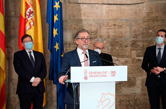 José Martí destaca los 18,6 millones de euros del plan de ayudas de la Generalitat para pequeñas empresas y autónomos de la provincia de Castelló