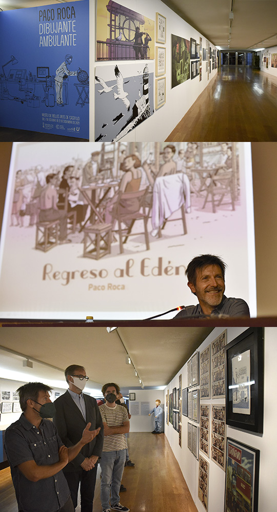 Paco Roca dibujante ambulante, exposición en el Museo de Bellas Artes de Castellón Paco Roca dibujante ambulante, exposición en el Museo de Bellas Artes de Castellón