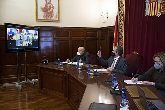 La Junta de Gobierno de la Diputación aprueba el Protocolo de Adhesión al Plan Resistir, que será ratificado en el pleno ordinario del 16 de febrero