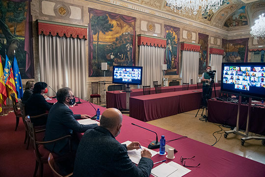 El pleno de la Diputación solicita ayudas al Gobierno de España por ‘Filomena’ y aprueba el nuevo Plan 135 para dotar de más autonomía a los ayuntamientos