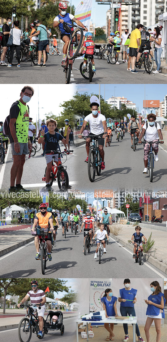 Marcha en bici de la Semana de la Movilidad en Castellón
