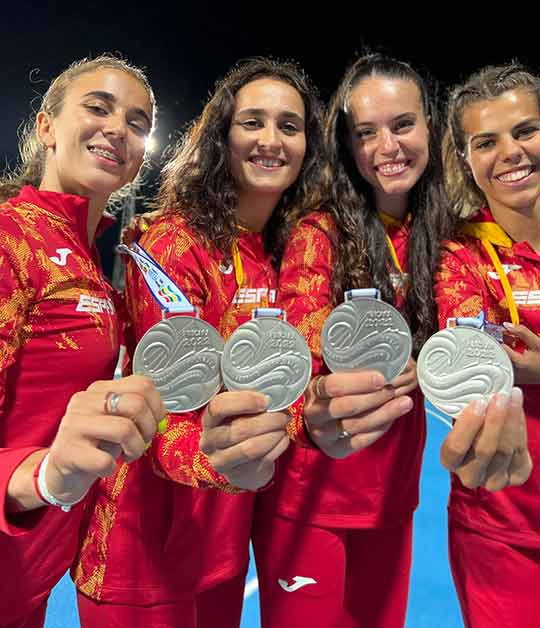 4 medallas para los atletas del Playas en el Campeonato de la Unión Mediterránea