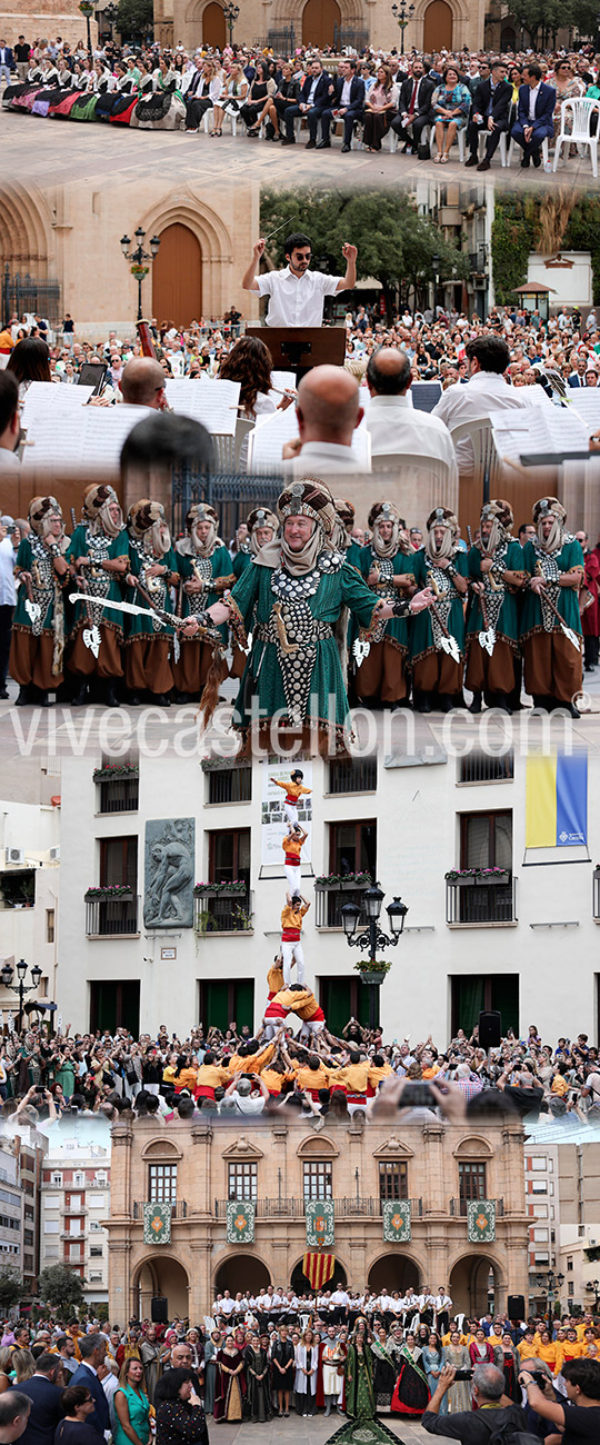 Castelló celebra el 9 de Octubre con tradición, historia y música