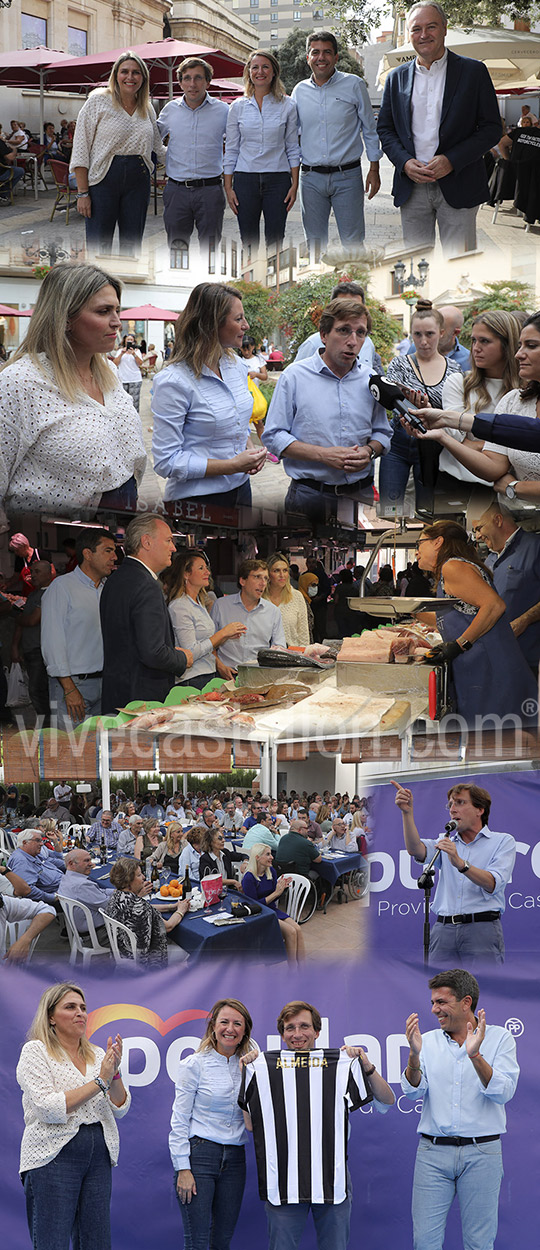 El partido Popular de Castellón recibe al alcalde de Madrid, José Luis Martínez-Almeida 