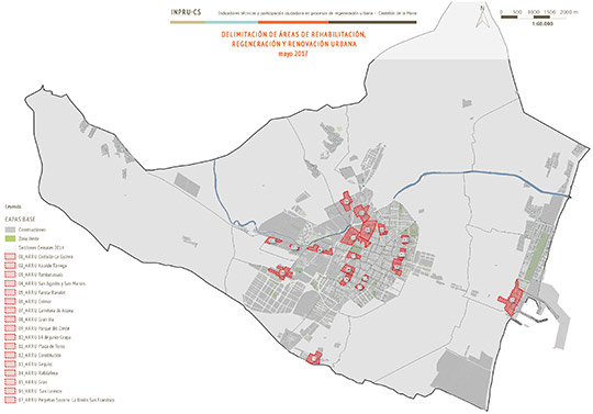 El Plan General de Castelló identifica 17 áreas de rehabilitación, regeneración y renovación urbana