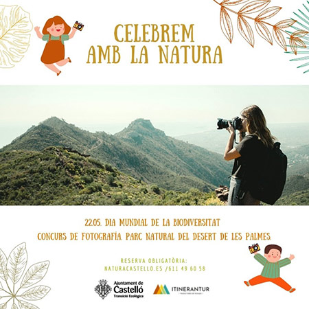 Castelló celebrará el Día Mundial de la Biodiversidad con una visita y concurso fotográfico en el Desert de les Palmes 