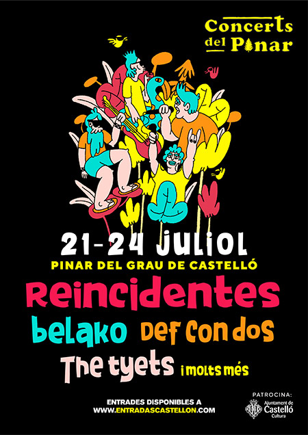 Concerts del Pinar: Reincidentes, Def Con Dos, Belako, The Tyets... Concerts del Pinar: Reincidentes, Def Con Dos, Belako, The Tyets...