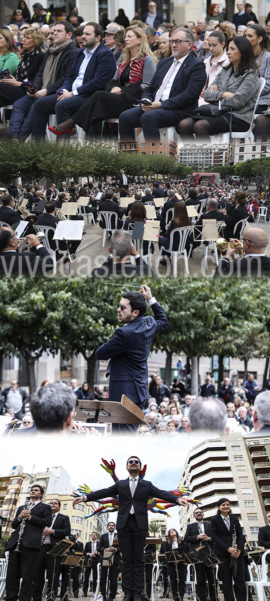 La Banda Municipal de Castelló protagoniza la celebración del Día de la Constitución