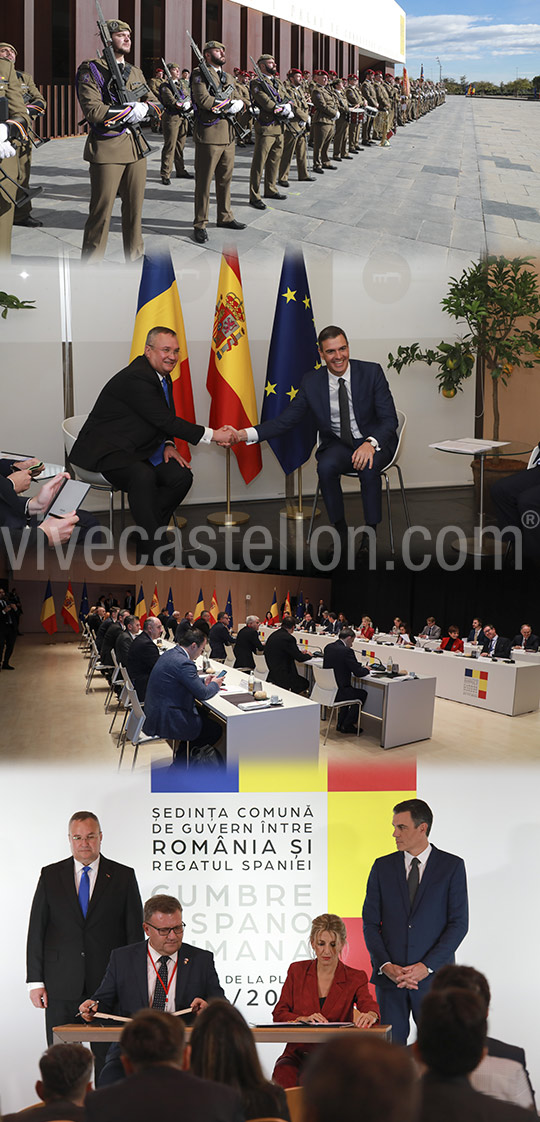 Castelló reúne a los gobiernos de España y Rumanía en la I Cumbre Hispano-Rumana Castelló reúne a los gobiernos de España y Rumanía en la I Cumbre Hispano-Rumana