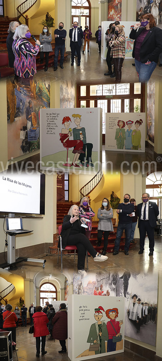 Inauguración de la exposición ´La risa de las mujeres´, de Diana Raznovich Inauguración de la exposición ´La risa de las mujeres´, de Diana Raznovich