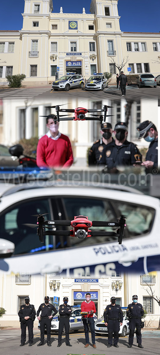 La Policía Local de Castelló adquiere tres drones para protección medioambiental y control de vertidos