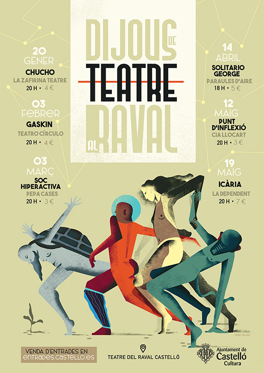 ‘Dijous de teatre al Raval’ levanta el telón con ‘Chucho’ de la compañía castellonense la Zafirina Teatre