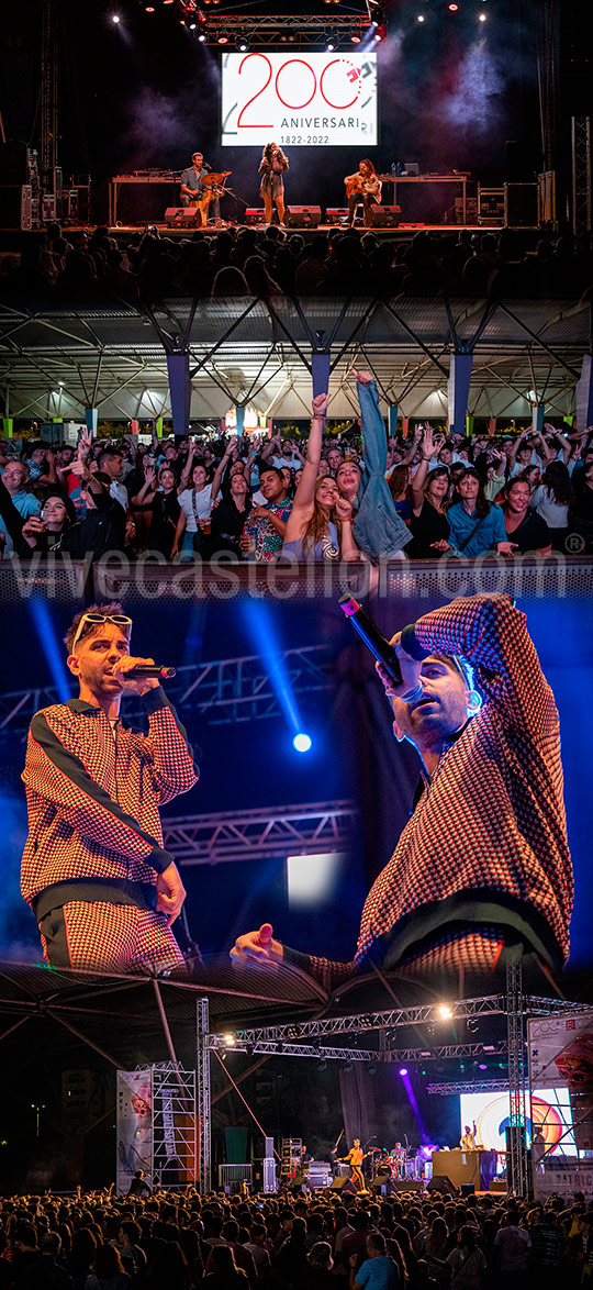 Actuación de Don Patricio en el festival del 200 aniversario de la Diputación de Castellón Actuación de Don Patricio en el festival del 200 aniversario de la Diputación de Castellón