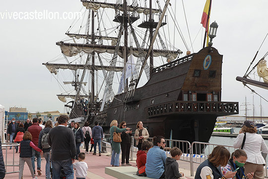 Los diez navíos históricos de ‘Escala a Castelló’ abren al público en una edición de récord
