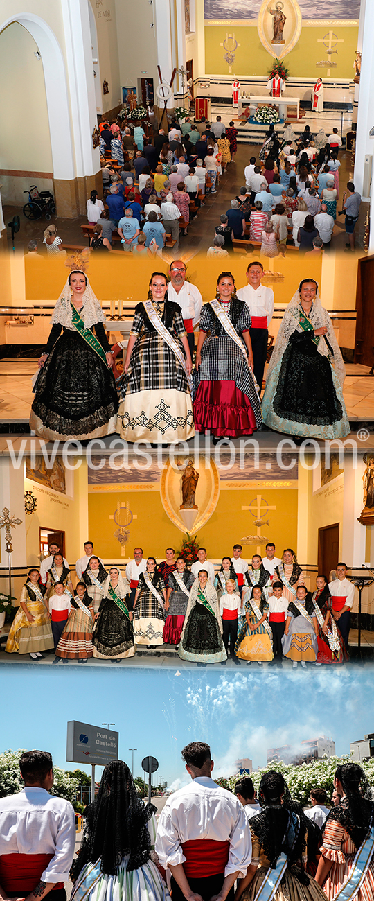 Misa y mascletà en las Fiestas de Sant Pere del Grao Misa y mascletà en las Fiestas de Sant Pere del Grao