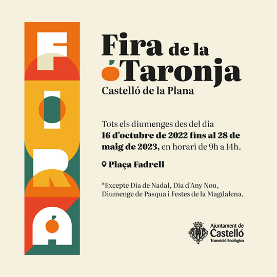 Castelló ofrece precios justos y producción de proximidad y de temporada en la Fira de la Taronja
