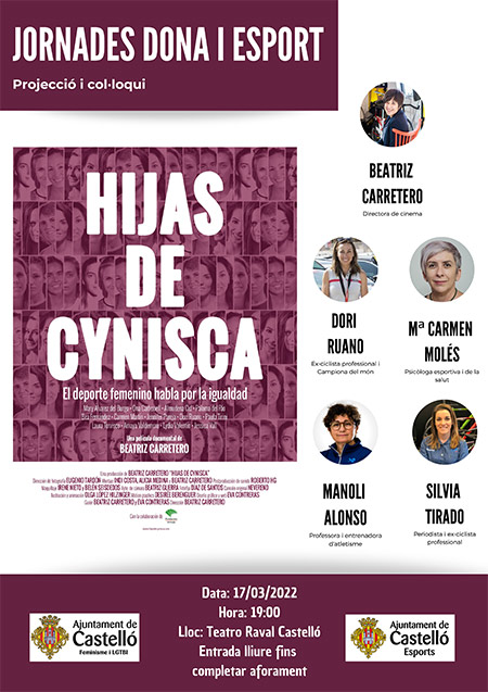 Castelló proyecta ‘Hijas de Cynisca’ en una jornada sobre deporte femenino e igualdad