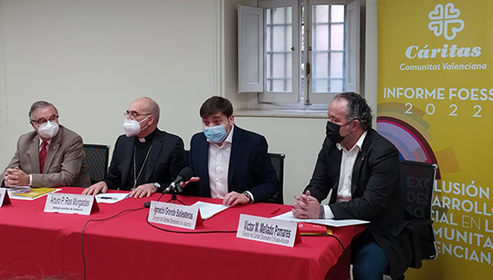 Cáritas Comunitat Valenciana y la Fundación FOESSA alertan de los graves efectos de la pandemia en la población