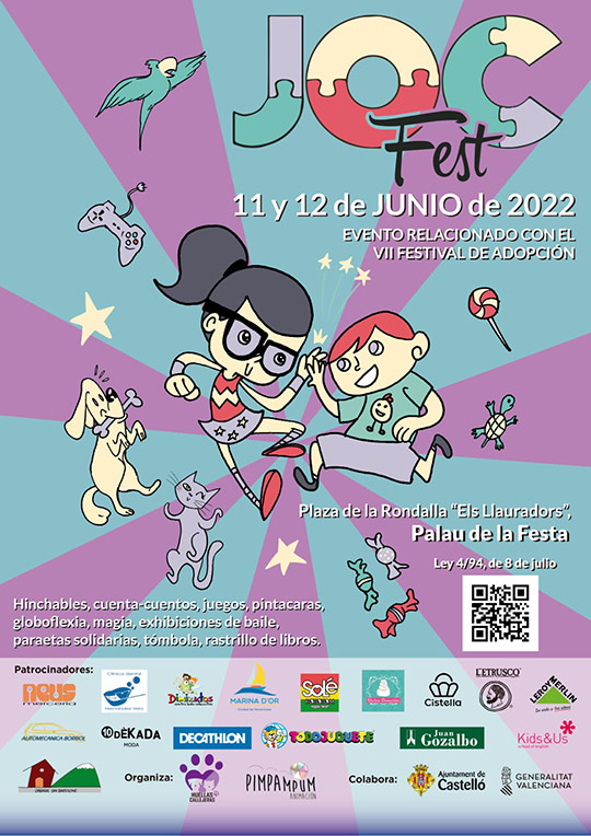 VII Festival de la adopción de Castellón y III JOC Fest VII Festival de la adopción de Castellón y III JOC Fest