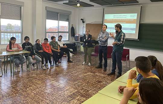 El Ayuntamiento se suma a la UJI en la inclusión educativa a través de la música al CEIP San Agustín El Ayuntamiento se suma a la UJI en la inclusión educativa a través de la música al CEIP San Agustín