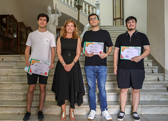 Marco destaca el trabajo de los estudiantes beneficiarios de las Becas Talento Ciutat de Castelló