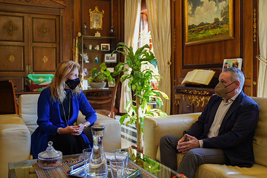 Marco recibe al nuevo presidente del CES Marco recibe al nuevo presidente del CES