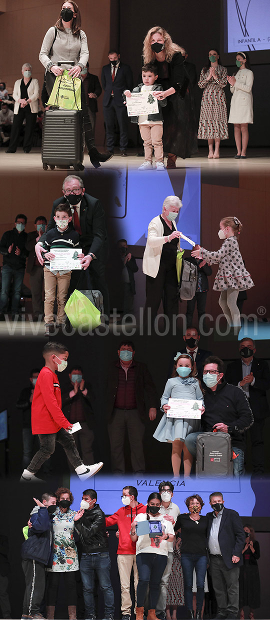 Acto de entrega de los XII Premios Jesús Medrano-Ciudad de Castellón de tarjetas de Navidad