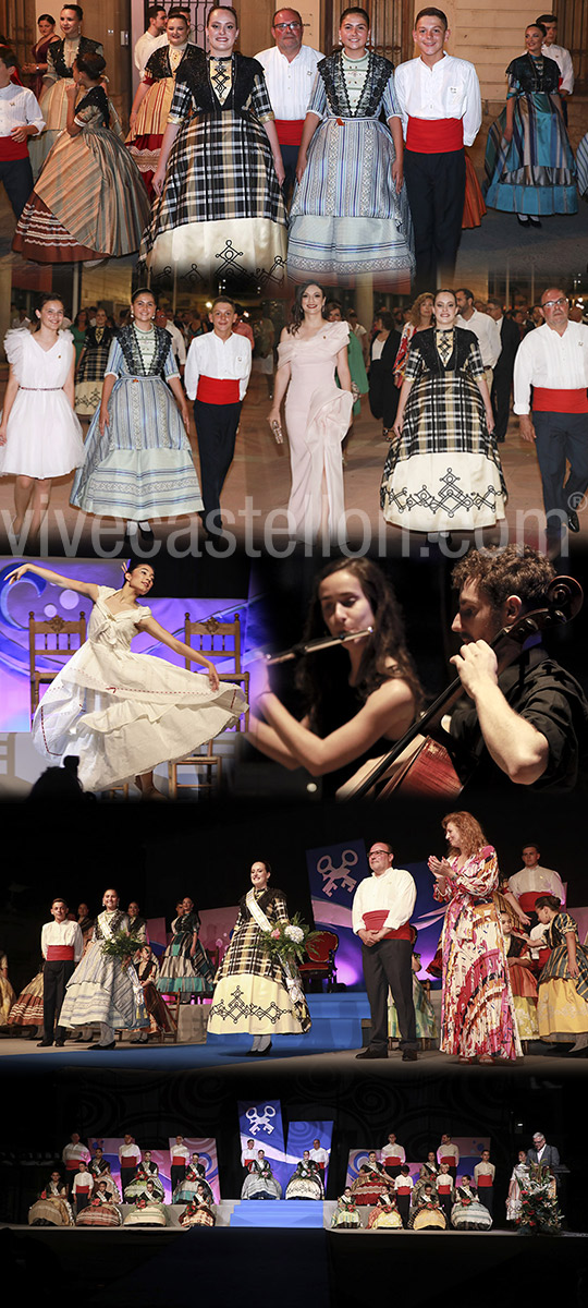 Presentación de las Reinas y los Presidentes de las fiestas con sus cortes de honor del Grau de Castelló Presentación de las Reinas y los Presidentes de las fiestas con sus cortes de honor del Grau de Castelló