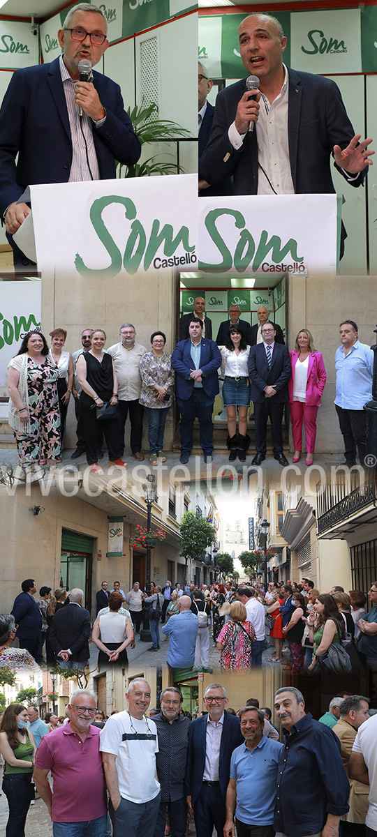 Som Castelló, nuevo partido municipalista que inaugura su sede en la calle Caballeros