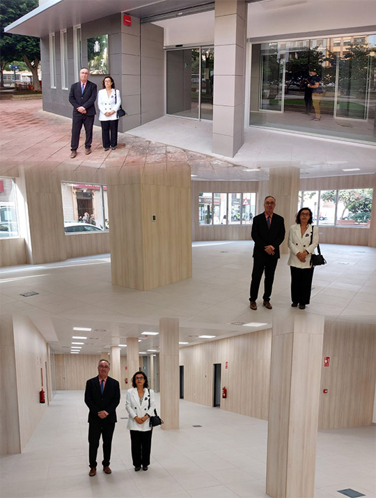 El Ministerio de la Seguridad social ha recepcionado  las obras de acondicionamiento y aprovechamiento  integral de la antigua sede de la Dirección Provincial  de la Tesorería General de la Seguridad Social