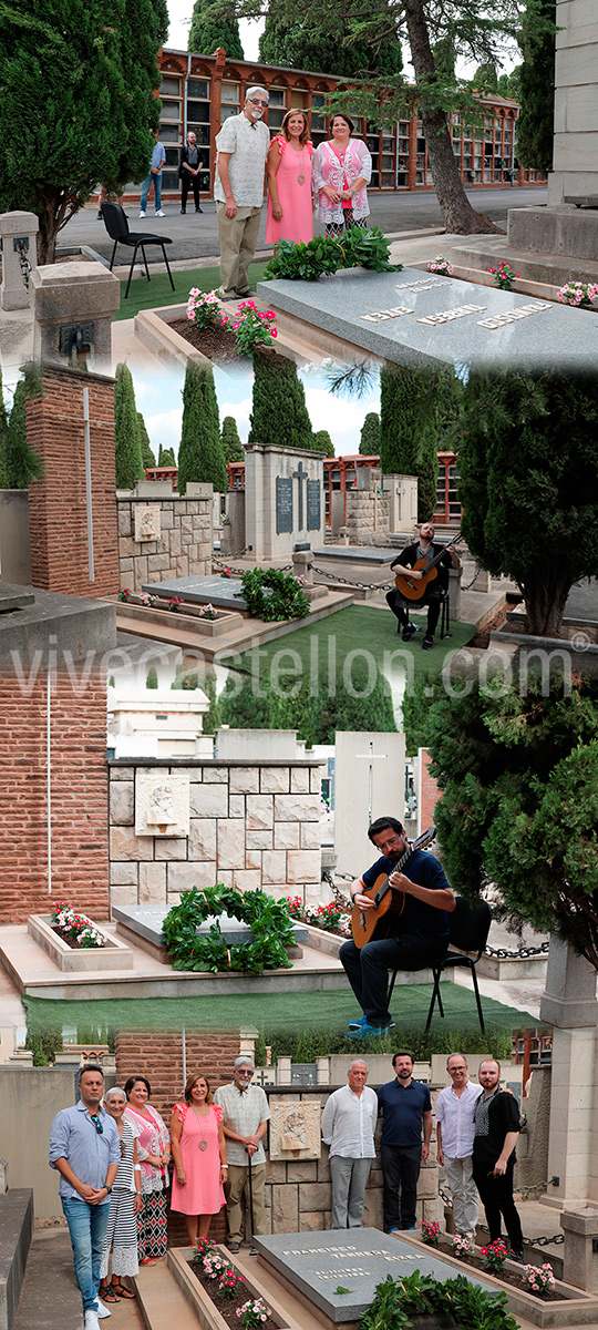 Tradicional homenaje al maestro vila-realense Francisco Tárrega Tradicional homenaje al maestro vila-realense Francisco Tárrega