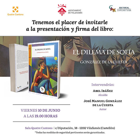 González de la Cuesta inicia una gira veraniega por los pueblos de la provincia para promocionar su libro 