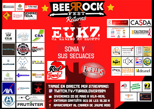 Todo listo para la vuelta del BeeRЯock Fest con  El Último Ke Zierre como cabeza de cartel