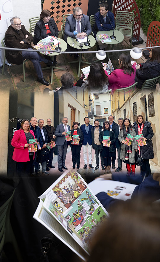 La Diputación de Castellón colaborará con la AVL en la difusión de un cómic sobre les Normes de Castelló