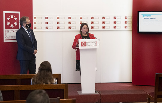 El presupuesto de Cultura de la Diputación de Castellón sube un 22,8% hasta situarse en 7 millones de euros