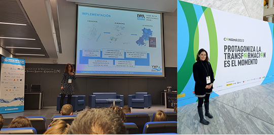 La Diputación muestra el proyecto de digitalización de la red de abastecimiento de agua potable en congresos de Madrid y Valencia