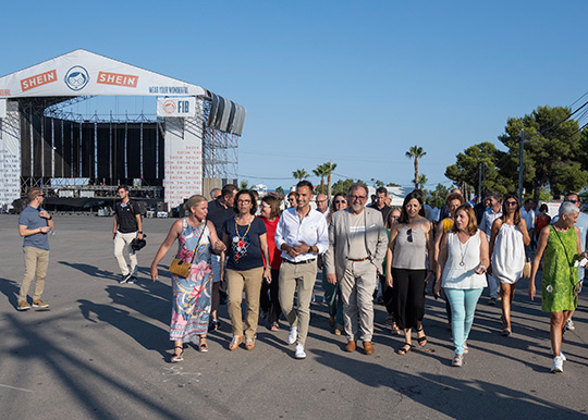 La Diputación de Castellón aportará 180.000 euros para reforzar la seguridad del recinto de festivales de Benicàssim con su cierre perimetral