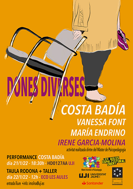 ECO Les Aules acogerá un debate y un taller sobre ‘Dona diversa-Art, diversitat i feminisme’ ECO Les Aules acogerá un debate y un taller sobre ‘Dona diversa-Art, diversitat i feminisme’