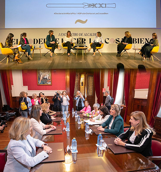 Marco comparte las políticas de igualdad de Castelló en el primer Encuentro de Alcaldesas Marco comparte las políticas de igualdad de Castelló en el primer Encuentro de Alcaldesas
