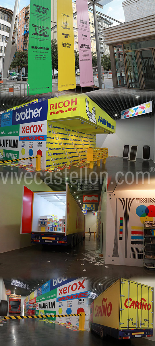Exposición de Francesc Ruiz, La ciudad del transporte Exposición de Francesc Ruiz, La ciudad del transporte