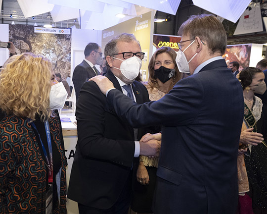 José Martí comparte el optimismo que ha detectado en Fitur y espera que 2022 resulte un gran año para el sector turístico de Castellón