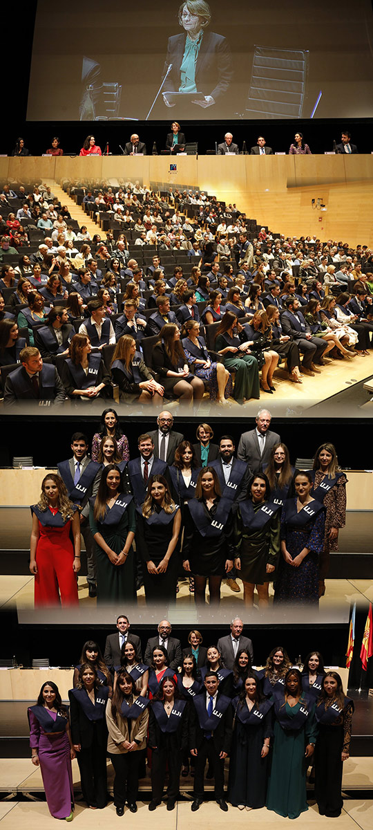 Un total de 200 estudiantes de la Facultad de Ciencias Jurídicas y Económicas de la UJI participan en los actos de graduación