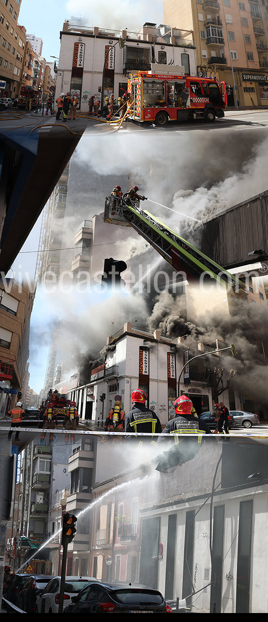 Incendio en Castellón