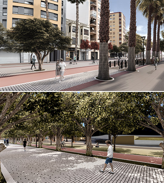 Castelló comparte con la ciudadanía los ejes del proyecto de mejora de la movilidad de la avenida Lidón 