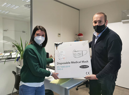 El Parque Móvil completará esta semana el reparto de 57.000 mascarillas a municipios de menos de 20.000 habitantes para personas vulnerables