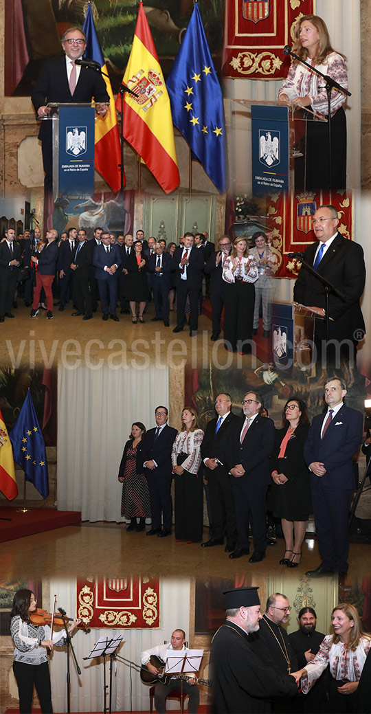 Encuentro del primer ministro de Rumanía, Nicolae-Ionel Ciucă, con la comunidad rumana en Castelló
