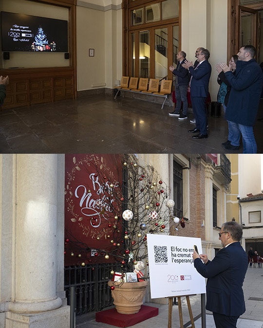 La Diputación de Castellón lanza su tradicional vídeo de Navidad haciendo un canto al resurgir de los pueblos afectados por los incendios de 2022